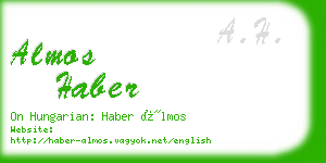 almos haber business card